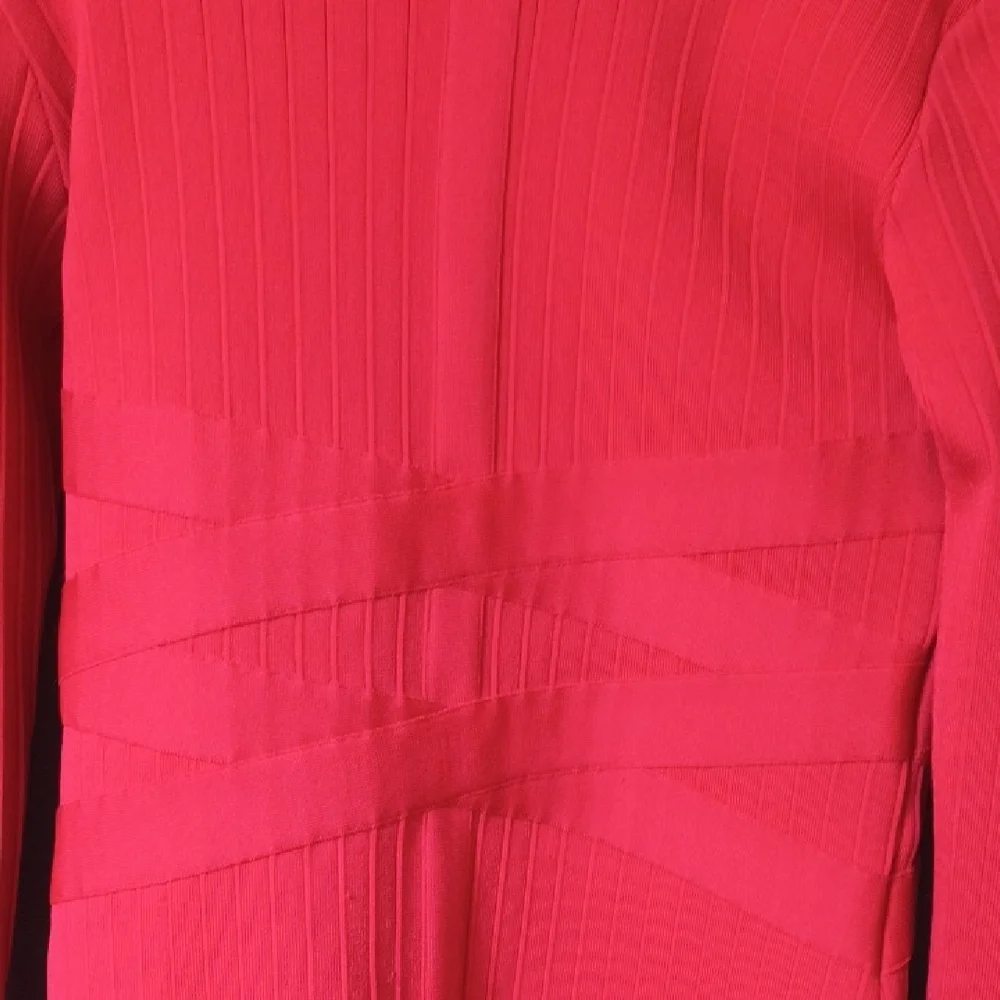 VENUS Vibrant Pink Long Sleeve Dress - Picture 8 of 16